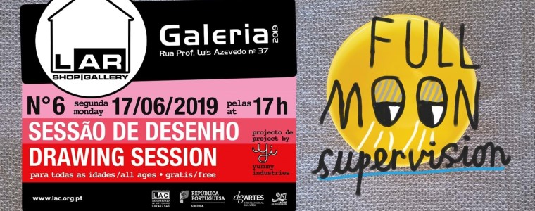 Sessão de Desenho "Full Moon Supervision"
