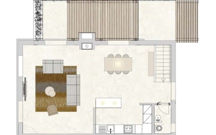 Villa 3 chambres-layout B