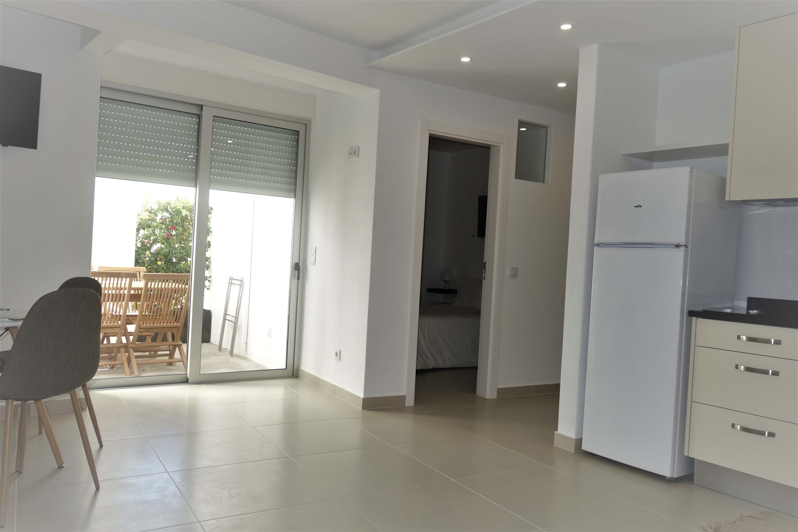 Apartment with Bedroom and Páteo