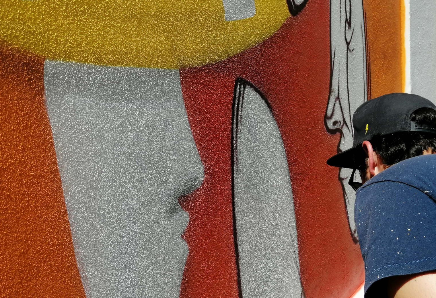 Mural com Gonçalo MAR
