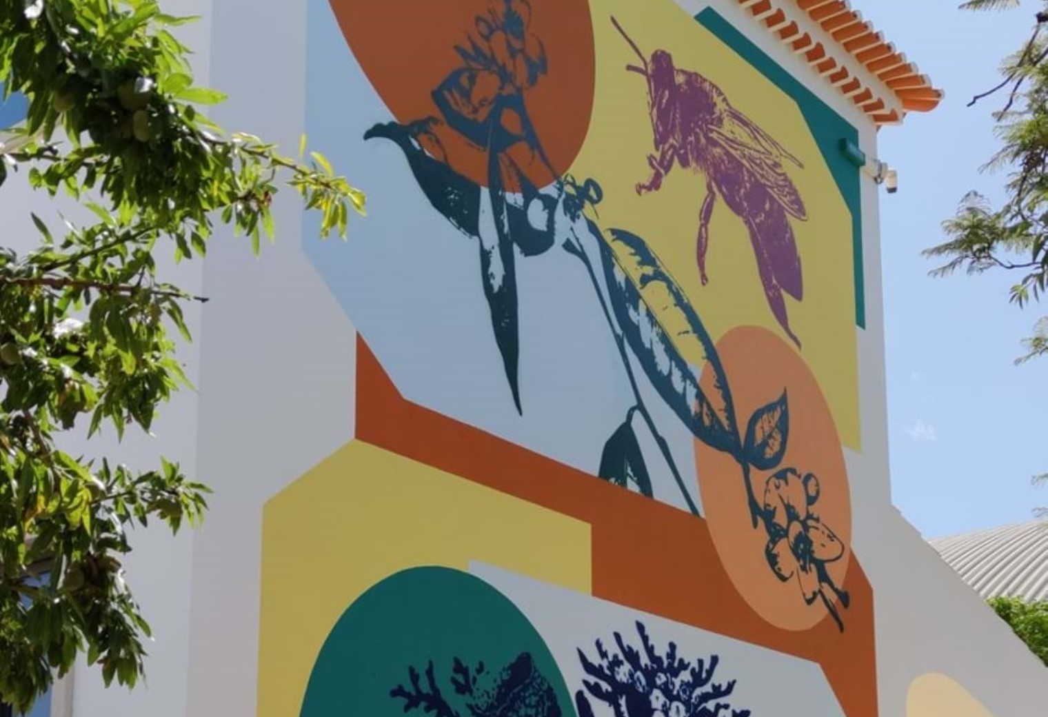 Mural EB1 Bairro Operário, with MadFildz and BIGOD